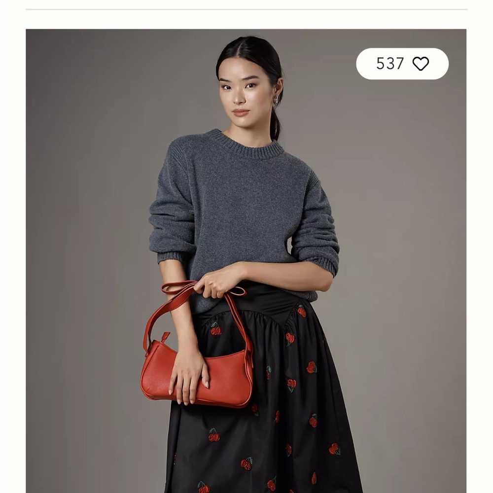 Avec Les Filles Cherry Midi Skirt